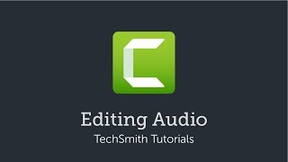 How To Edit Audio in Camtasia Studio 2021 [upl. by Noffets]