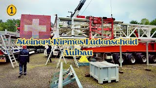 Steinert Kirmes Lüdenscheid Aufbau 12024 Die größte Kirmes im Sauerland 4K [upl. by Fasa918]