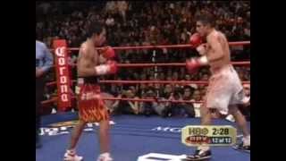 Manny Pacquiao vs Erik Morales I  Round 12 [upl. by Kizzie59]