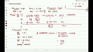 Rendemen Reaksi Stokiometri 11SMA KMerdeka [upl. by Melliw]