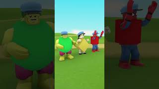 Squid Game Doll Pranks Hulk with Fake Hole Challenge  Roblox 3D [upl. by Yeuh]