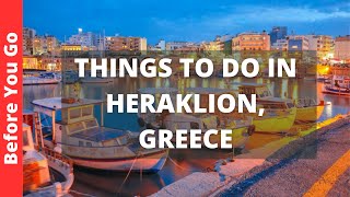 Heraklion Greece Travel Guide 10 BEST Things To Do In Heraklion [upl. by Shalne]