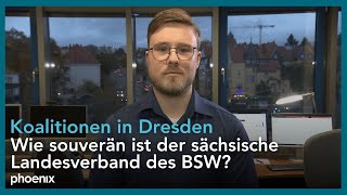 Sachsen Parteienforscher Janek Treiber zur Regierungsbildung und möglichen Koalitionen  221024 [upl. by Alexandr]