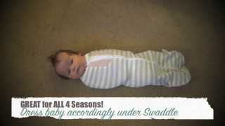 Woombie Air Baby Swaddle  1st Breathable Swaddle [upl. by Whalen]