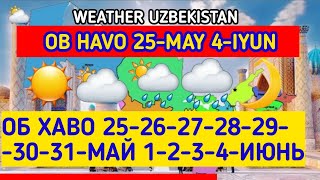 Uzbekistan Toshkent ob havo 10 kunlik  Об хаво Ташкент 10 кунлик uzbekistan tashkent [upl. by Muir]