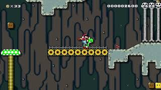 TopSecretYoshi Plays his levels in SMM2 World 8 Dark [upl. by Carrnan905]