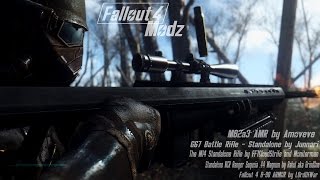 Fallout 4 Modz 16 B90 ARMOR amp M82a3 AMR [upl. by Osgood226]