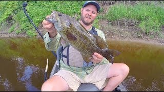 RIVERMEN  Smallmouth Bass Kayak Fishing on the Upper Mississippi [upl. by Matta293]