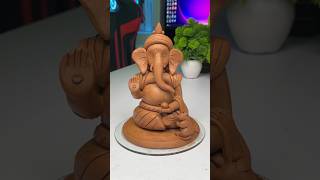 Ganesh ji making with Clay Ganpati idol murti making with Clay shorts short clay [upl. by Starla]