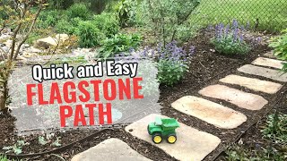 How to Make a Flagstone Path [upl. by Penny]