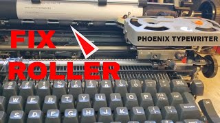 IBM Selectric Typewriter Repaired Paper Release Mechanism Adjusted Feed Rollers Clearance [upl. by Aramat]