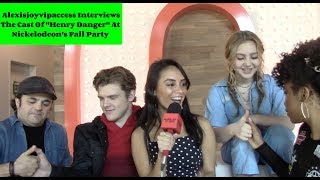 Henry Danger Cast Does A Thumb War In Their Interview With Alexisjoyvipaccess [upl. by Lamok533]