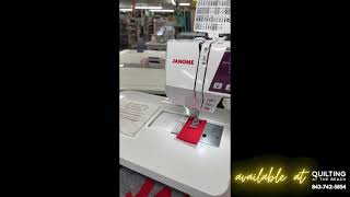 Janome 4120QDC G at Quilting at the Beach janome sewingmachine myrtlebeach quilting [upl. by Nannie]