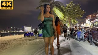 4K How is Thailand Now Pattaya Beach Road Freelancers [upl. by Rojas]