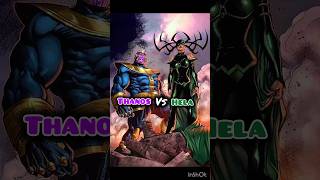 Thanos vs hela Who is the strongest shorts [upl. by Annoek]