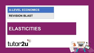 ALevel Economics Revision Blast  Elasticities  5 Feb 2021 [upl. by Canon]