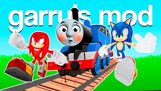 Sonic amp Knuckles Meet Thomas the Tank Engine In Garrys Mod [upl. by Attenwad]