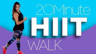 Torch those calories with this 20 Minute HIIT Walk [upl. by Esyahc]