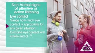 Nonverbal signs of attentive or active listening [upl. by Langille64]