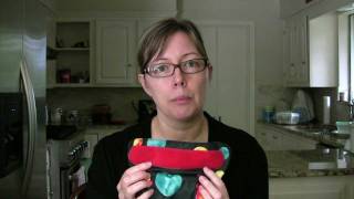 Cloth Diaper Trick  AplixVelcro Tabs [upl. by Fesuoy630]