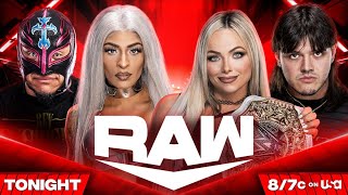 WWE Raw Rey Mysterio amp Zelina Vega vs Dominik Mysterio amp Liv Morgan Full Match [upl. by Nilram]