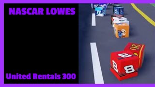 NASCAR LOWES SERIES  UNITED RENTALS 300  DAYTONA [upl. by Nancie]