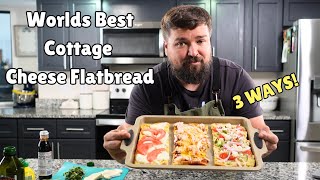 Easy Cottage Cheese Flatbread Recipe Worlds Best  3 ways MUST TRY [upl. by Delainey107]