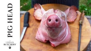 How to professionally debone a pigs head  Pig Butchery [upl. by Pasquale]