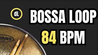 Bossa Nova Drum Groove Loop 84 BPM [upl. by Arted]