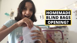 HOMEMADE BLIND BAGS OPENING [upl. by Ashford]