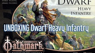 UNBOXING Oathmark Heavy Dwarf Infantry [upl. by Moorefield]