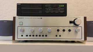 Sony TA4650 integrated stereo amplifier VFet [upl. by Ibbob]