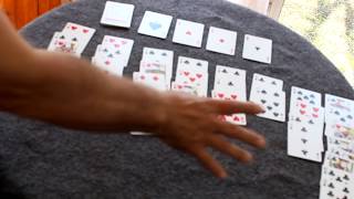 Comment jouer Un Jeu De Cartes Le Pirate Solitaire Français [upl. by Arabelle992]