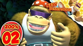 200 HARD MODE 😱  World 2 Donkey Kong Country Tropical Freeze Nintendo Switch 🔴LIVE [upl. by Omissam]