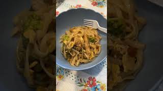 Rice noodles stir fry homemade [upl. by Aniretake]