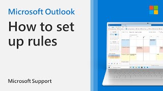 How to create custom rules in Outlook  Microsoft [upl. by Shinberg]