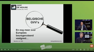 Webinar Vastgoed op de beurs  Belgische GVVs [upl. by Maiocco957]