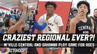 CRAZIEST REGIONAL EVER Westerville Central beats Gahanna in INSANE game Full Game Highlights [upl. by Leunamnauj808]