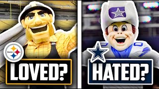 5 Most HATED NFL Mascots And The 5 Fans Love The MOST [upl. by Anem]