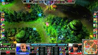 LD vs SKT  Lemondogs vs SK Telecom T1  Worlds 2013 Day 5 Group A  Season 3 Championship D5G1 VOD [upl. by Zetnauq]