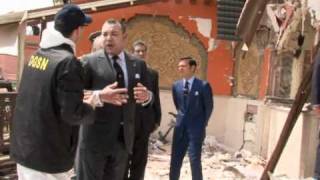 Marrakech le roi Mohammed VI sur les lieux de lattentat [upl. by Milburt]