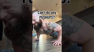 Can’t do pushups Have you tried this beginners pushups calisthenics tutorial [upl. by Yadahs]