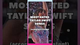 Most HATED Taylor Swift songsaccording to chatgpt taylorswift shorts [upl. by Ehud967]