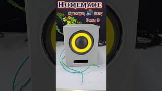 Diy Homemade Speaker Box😍 Part 3 shorts diy project speakerbox creatidoashishshorts [upl. by Gennaro]