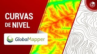 Crea curvas de nivel con Global Mapper [upl. by Torie519]