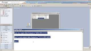 Date type conversion from any date format to default date format in DataStage [upl. by Colier]