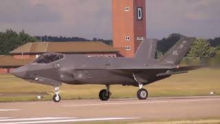 RAF Mildenhall First 6 F35A From The 388th FW Arrivals 230723 [upl. by Aitekram]