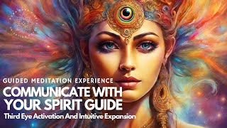 Communicate With Your Spirit Guide 📖 ✨ Guided Meditation ❤️ [upl. by Eniledam]