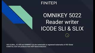 Understand ICODE SLIX Tags using OMNIKEY 5022 [upl. by Gillett939]