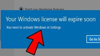 How to fix quotyour windows license will expire soonquot on windows 10 [upl. by Warila]